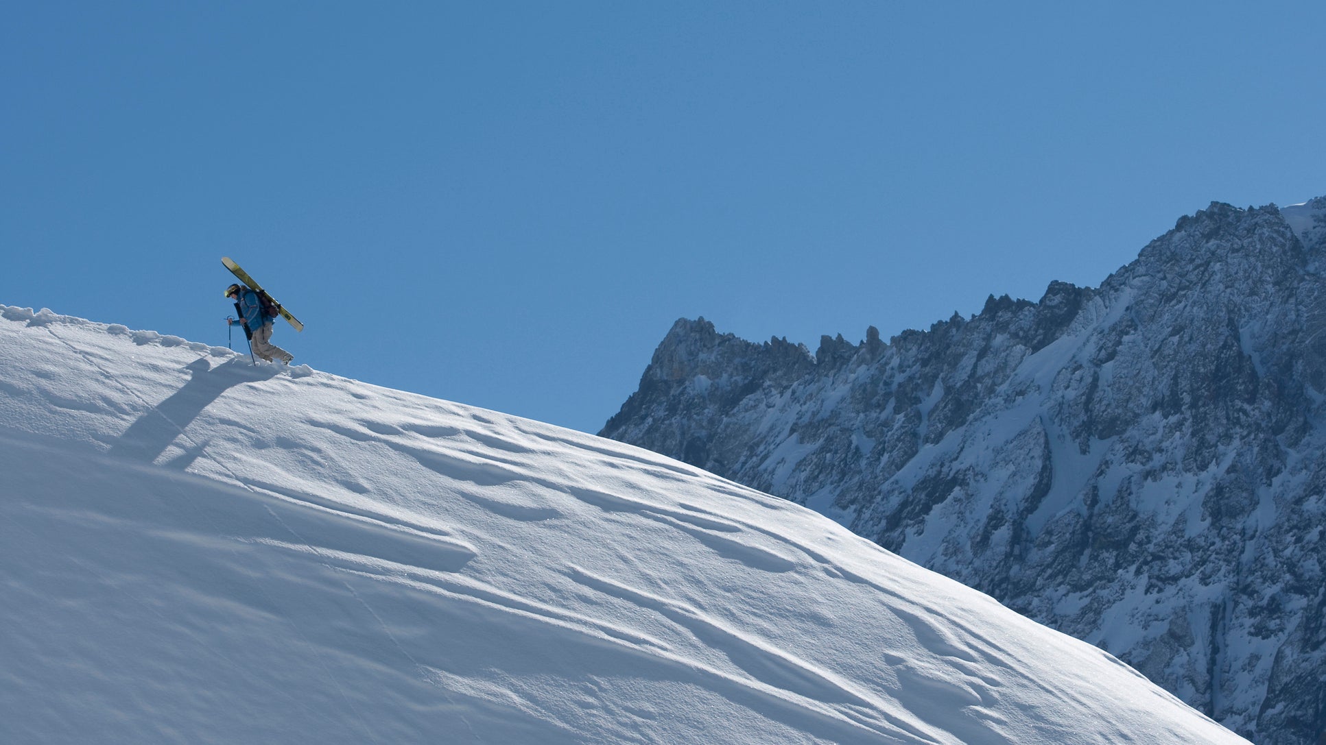Female ski mountaineer