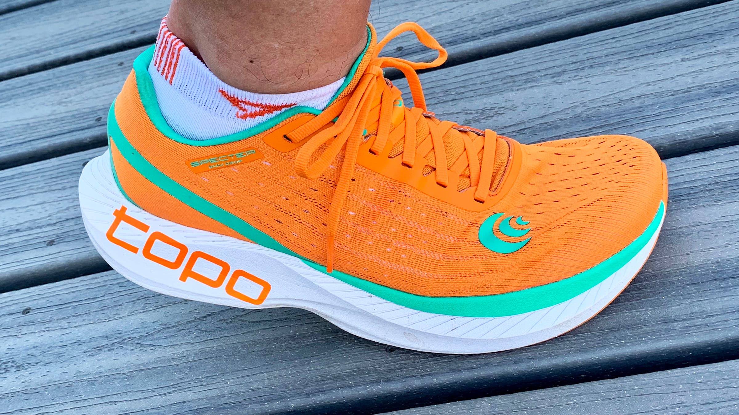 Topo Athletic Shoes Mens 9.5 Orange Specter Running Sneaker Cushioned Men main image 2