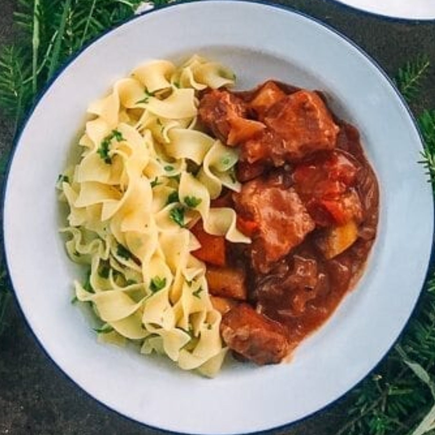 Picture of campfire beef stew from Woks of Life