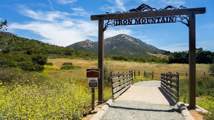Iron Mountain Trailhead in Poway near San Diego, California