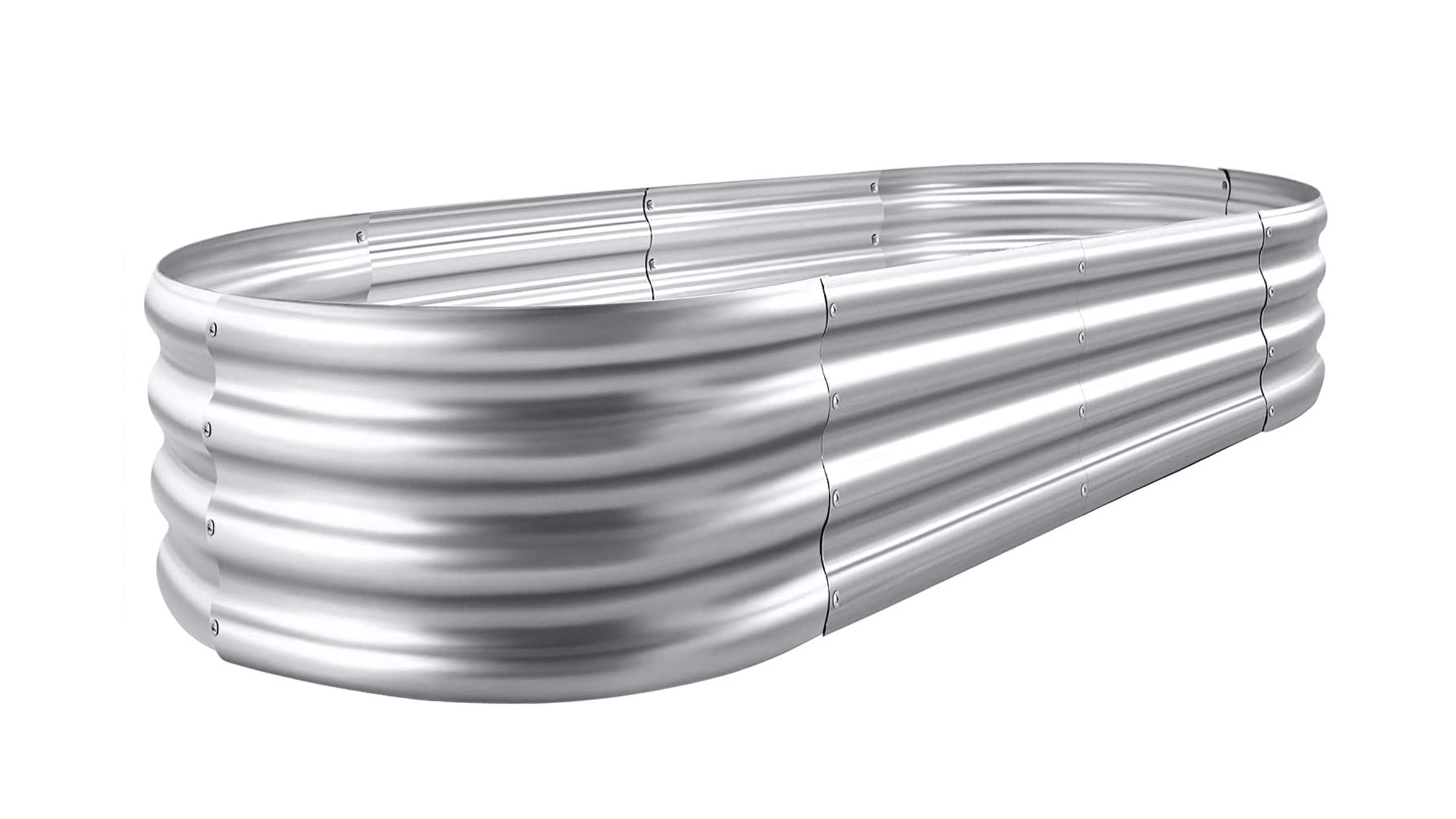 Land Guard Galvanized Raised Garden Bed Kit