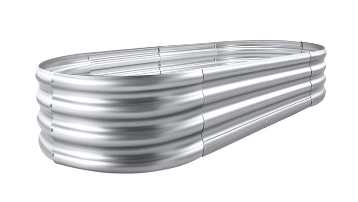 Land Guard Galvanized Raised Garden Bed Kit