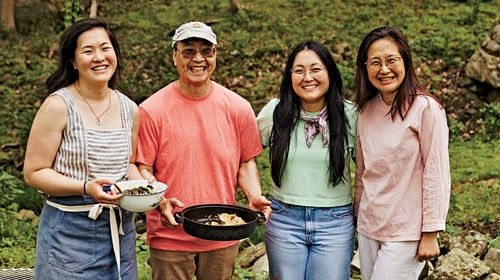 From left: Sarah, Bill, Kaitlin, and Judy Leung