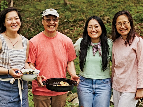 From left: Sarah, Bill, Kaitlin, and Judy Leung