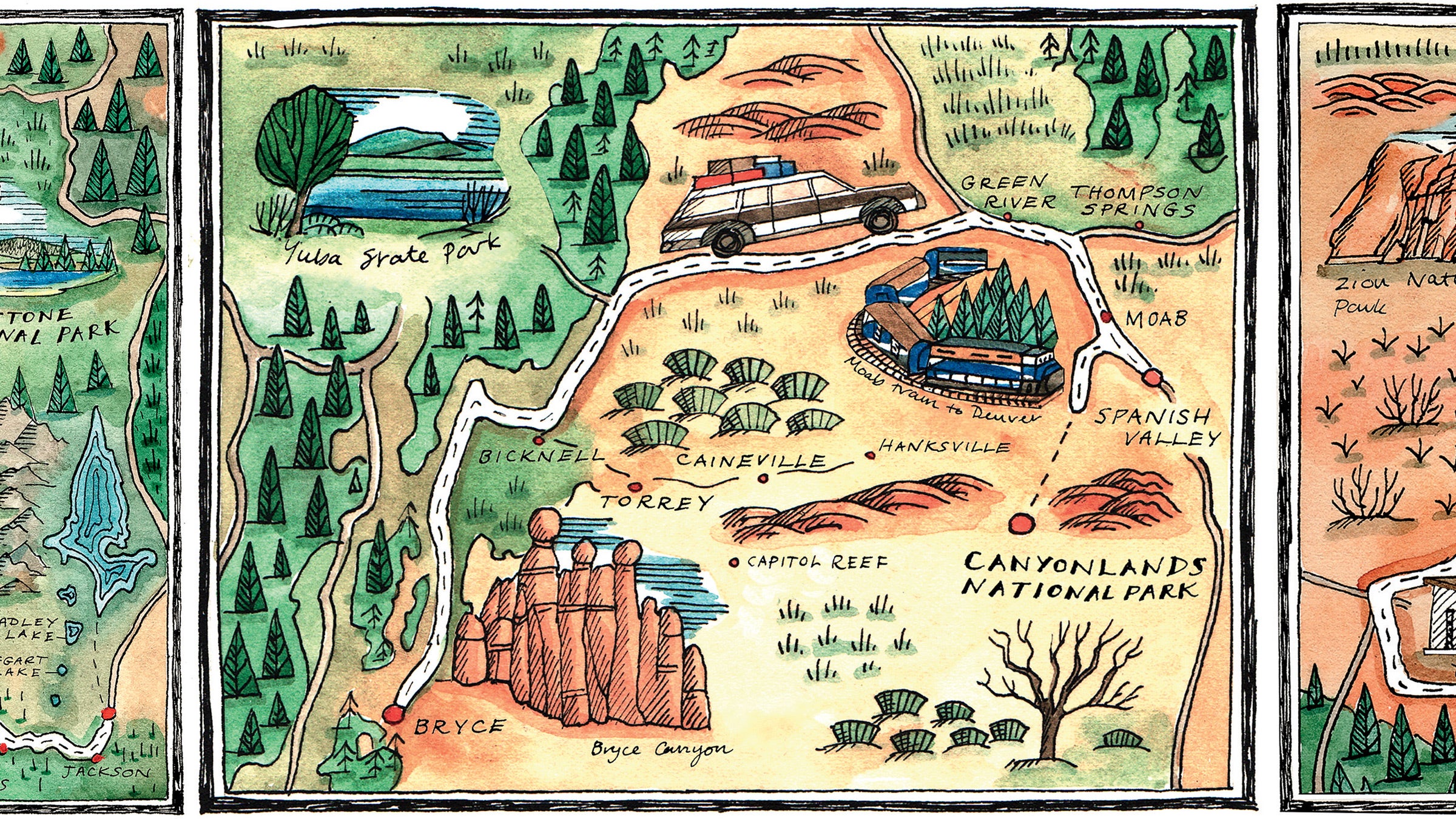 Camp Half Blood - Here is a map of Camp Half-Blood. :)