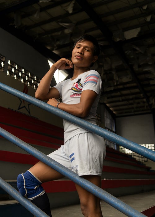 Shina Boyd after a match in Panama City