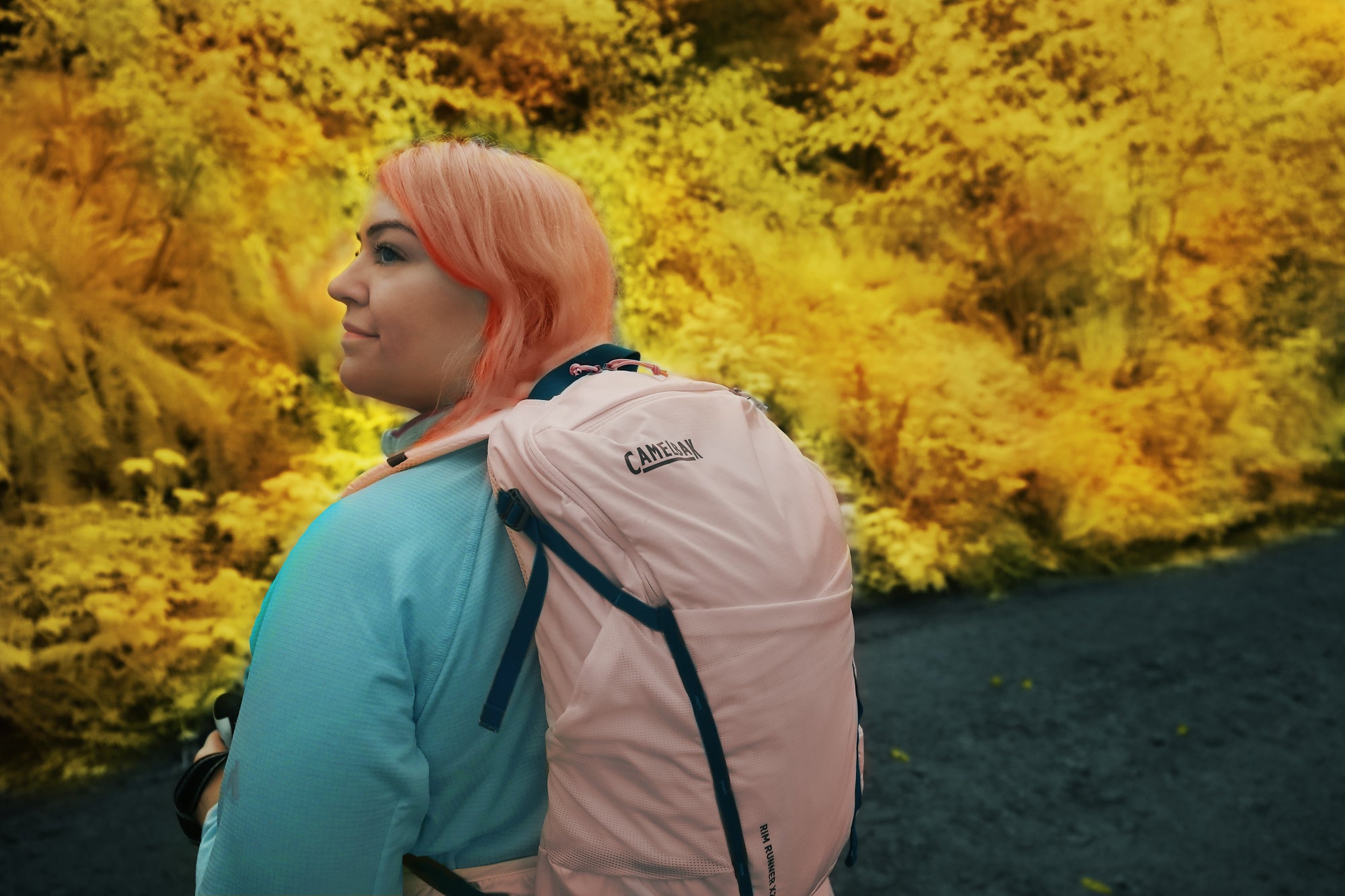 Jenny Bruso with Camelbak