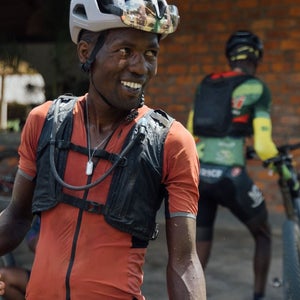 Sule Kangangi racing in Africa.