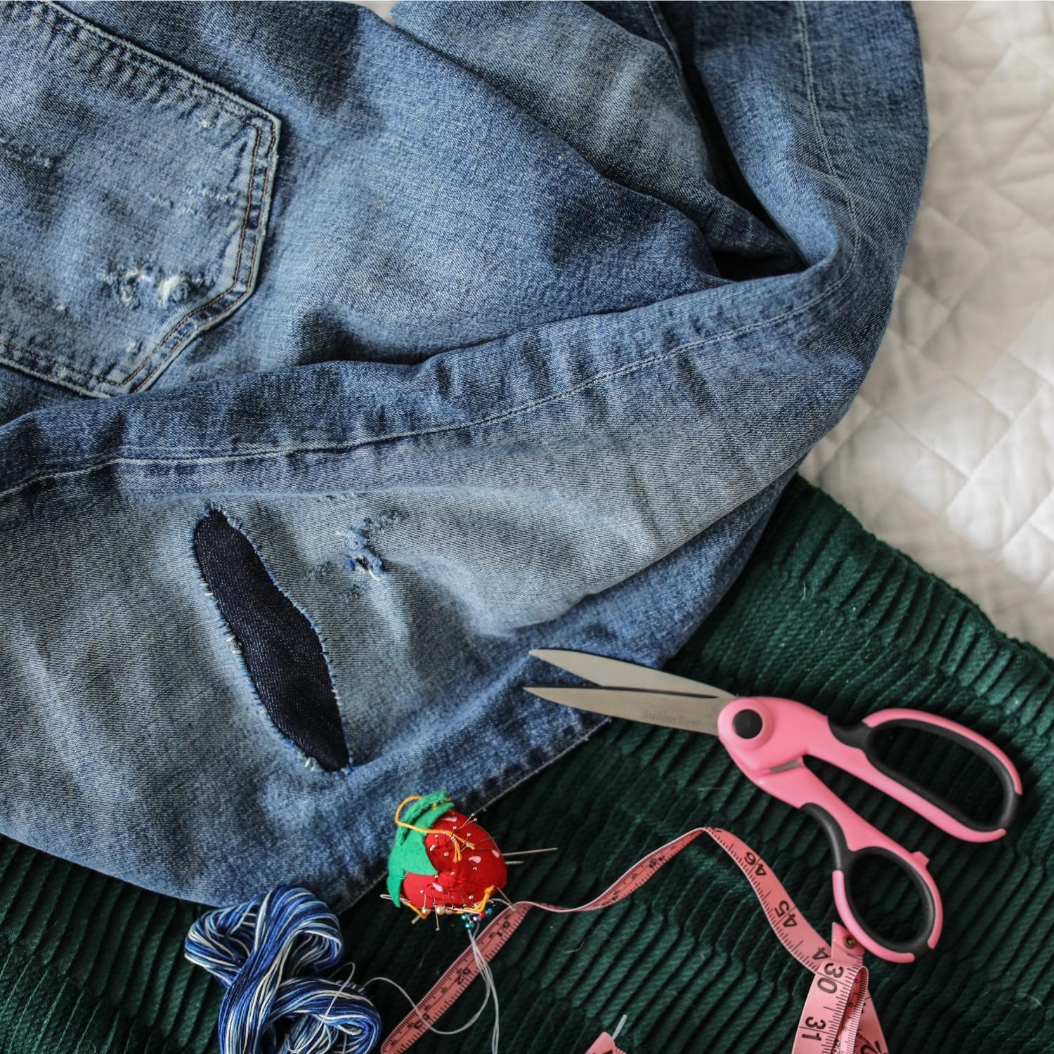 Here's How To Renew Your Old Jeans