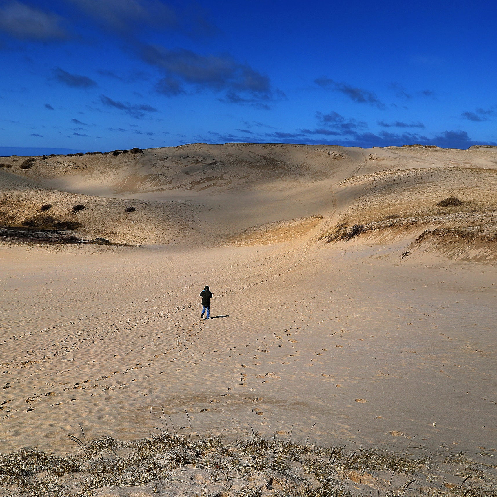 man on beach