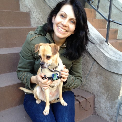 Lauren and Rupert when she first moved to Brooklyn, in 2011