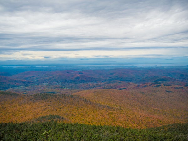 Camel Hump Mountain View during Fall