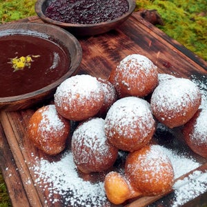Campfire Donuts from Men With the Pot Cookbook