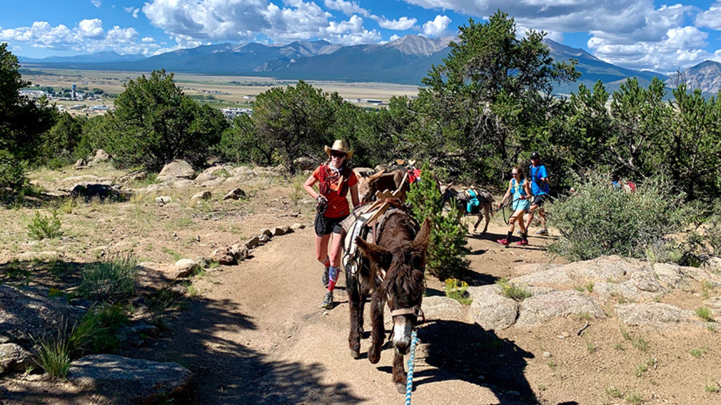 Burro Racing: April Hoskins and Dary