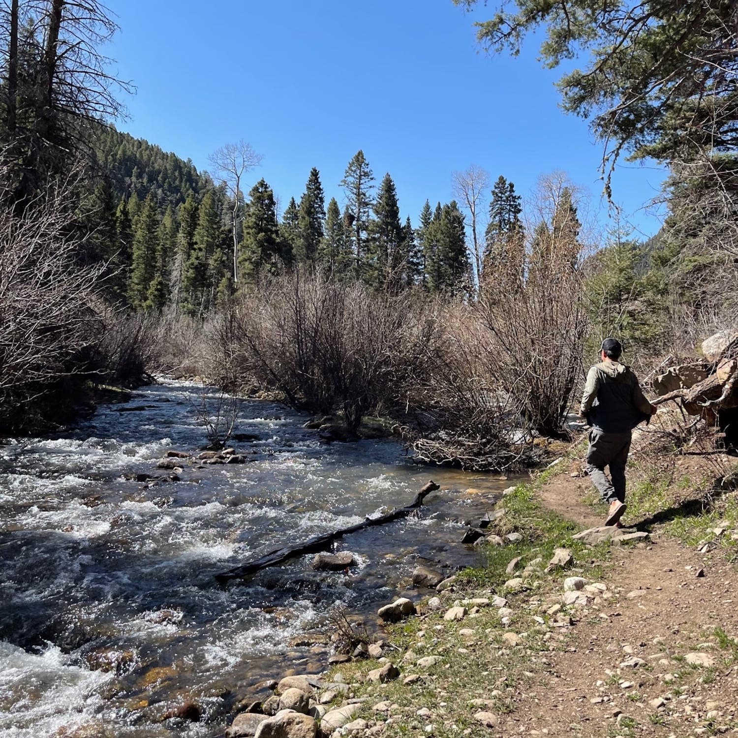 Strolling along the Rio Santa Barbara
