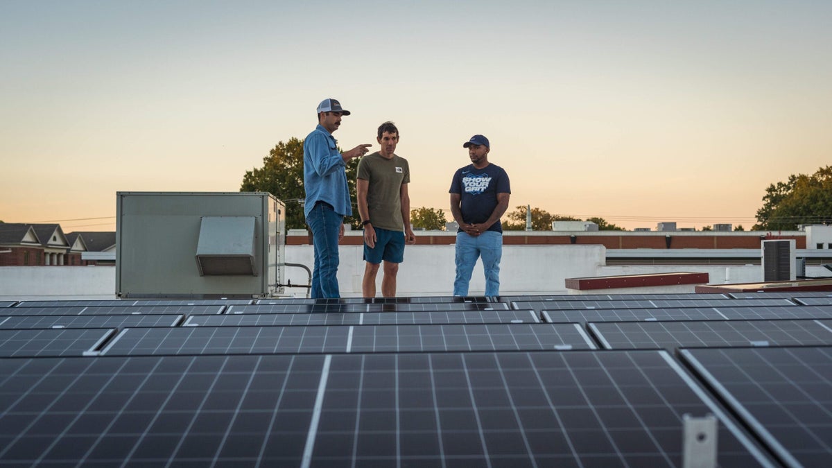 This Climbing Gym Couldn't Afford Solar Panels. Alex Honnold Stepped in to Help.