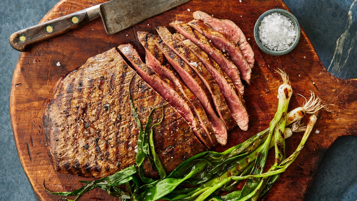 Beer-Marinated Grilled Flank Steak