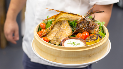 lionfish dish at Lionfish at Delray Beach