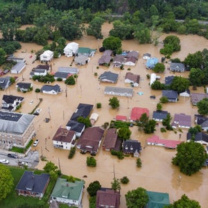 Flooding in Jackson, Kentucky.