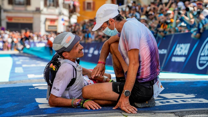 Kilian Jornet and Mathieu Blanchard