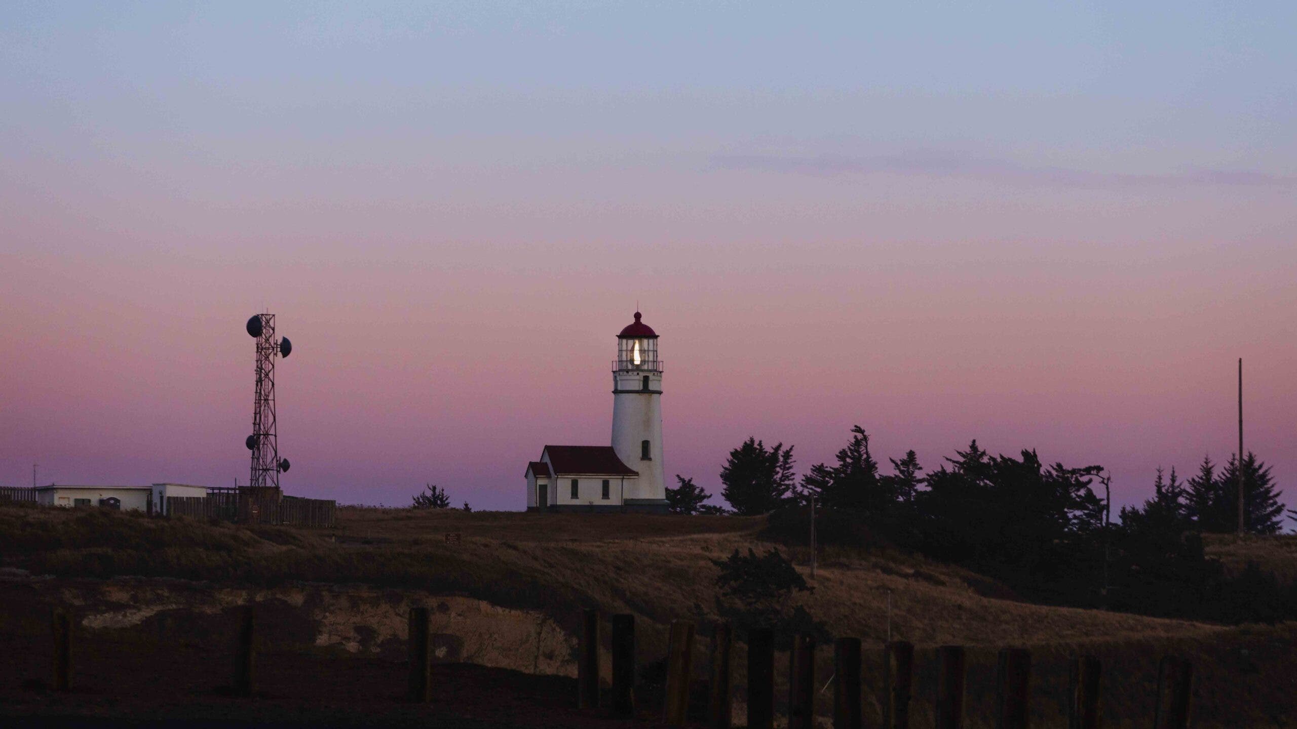 sunset lighthouse