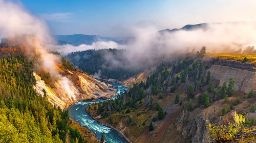 River in a valley