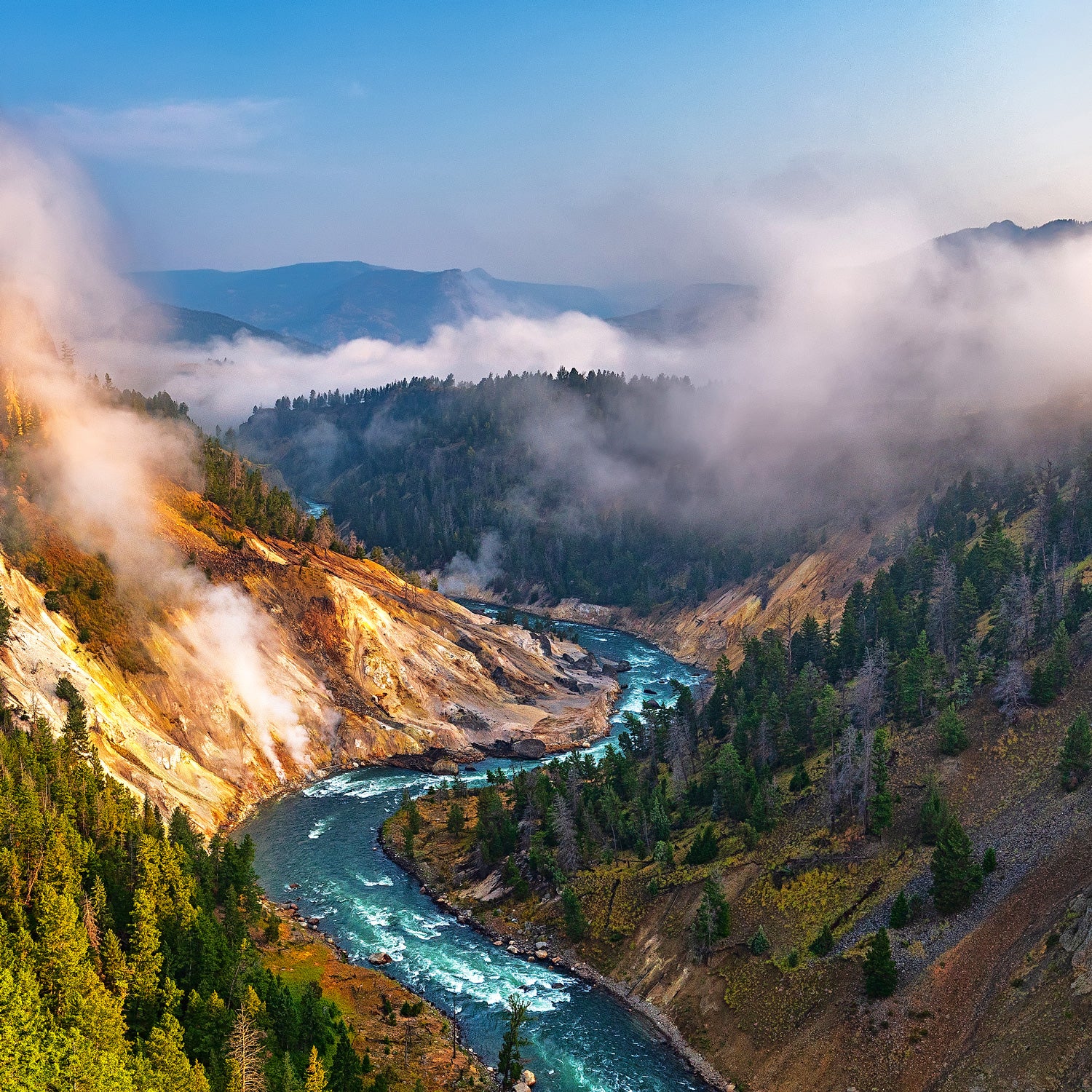 River in a valley