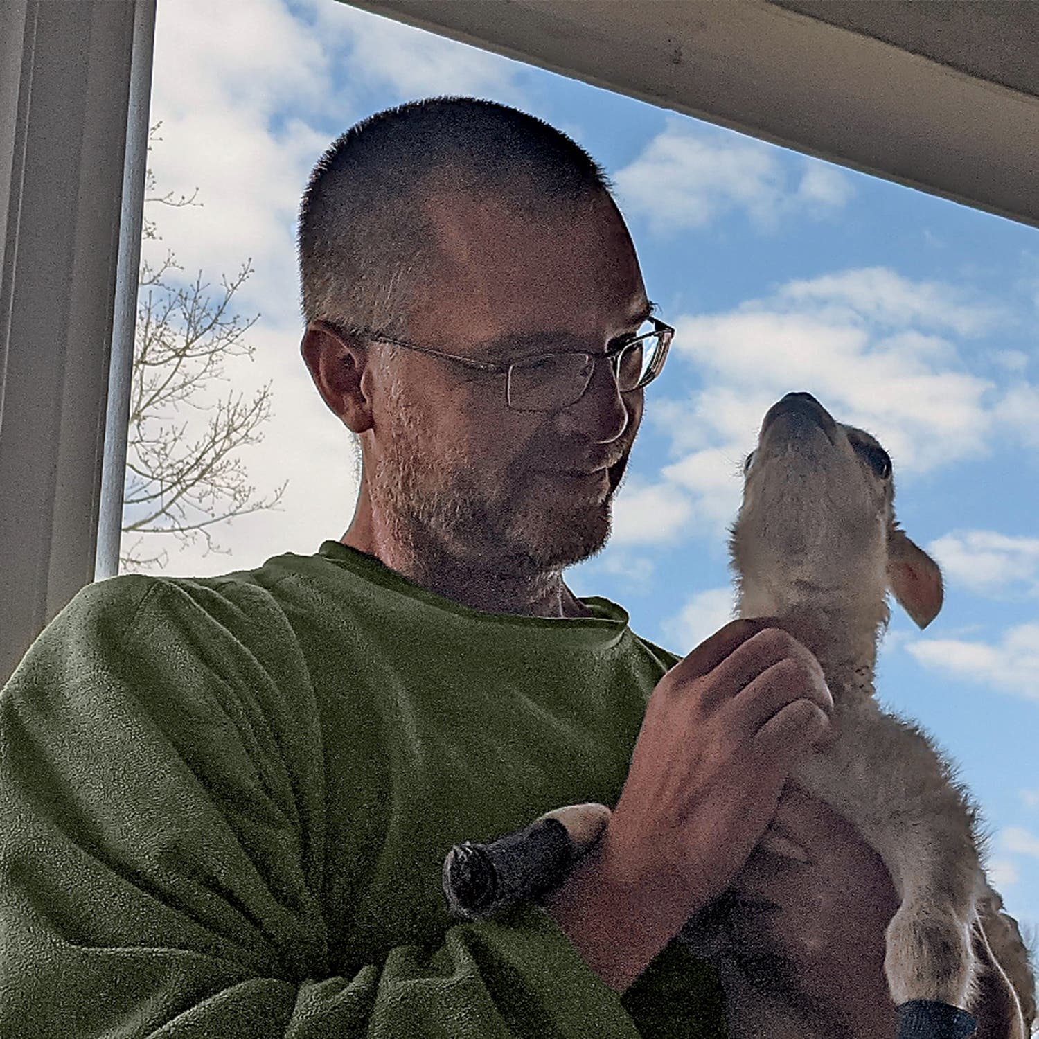 The author’s husband and Juliet