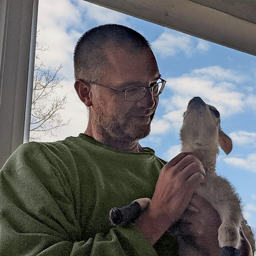 The author’s husband and Juliet