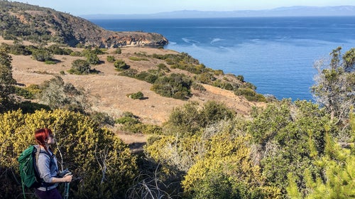 The hike to Pelican Bay affords magnificent views of the Pacific and the California mainland.