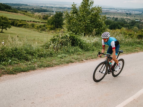 Photo of a road biker