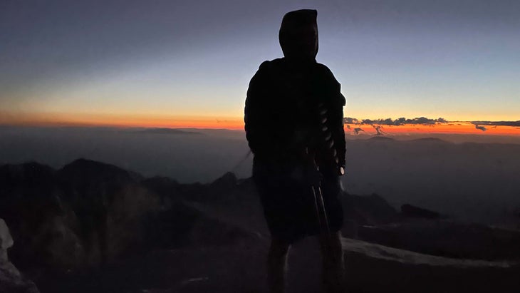 Sunrise on the JMT