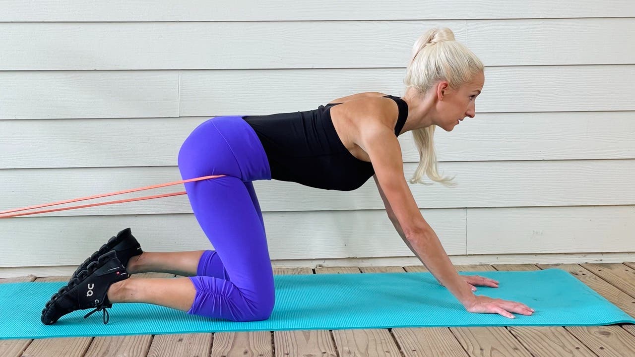 Banded Quad Rock Exercise