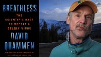 Man and book cover