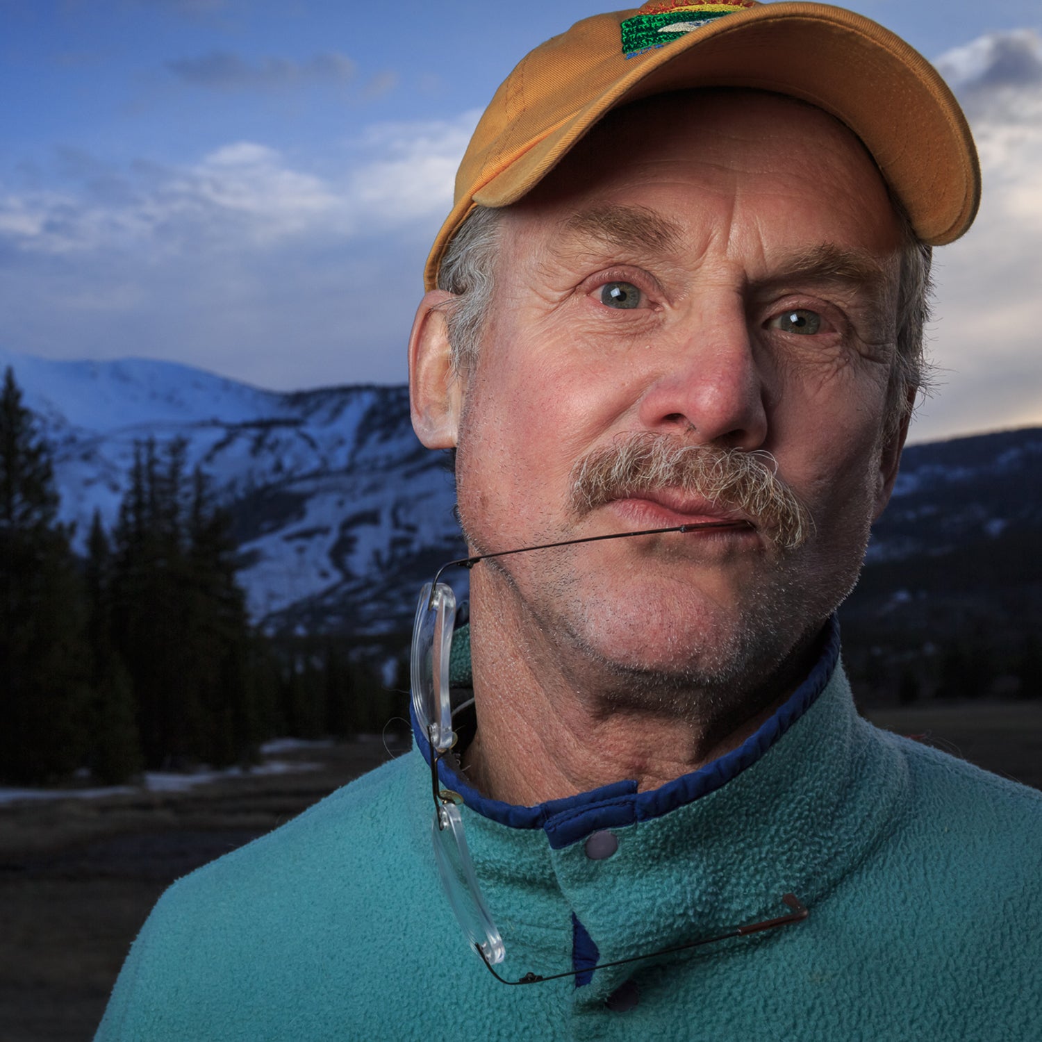 Man with baseball hat