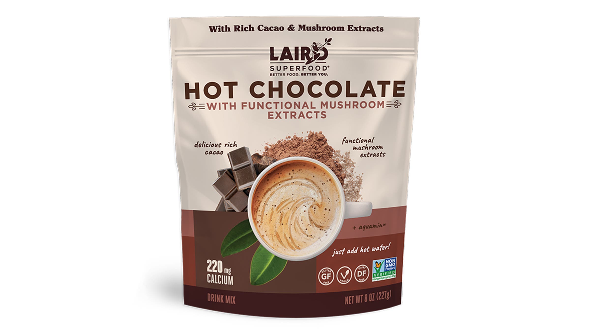 Laird Superfood’s Hot Chocolate with Functional Mushroom