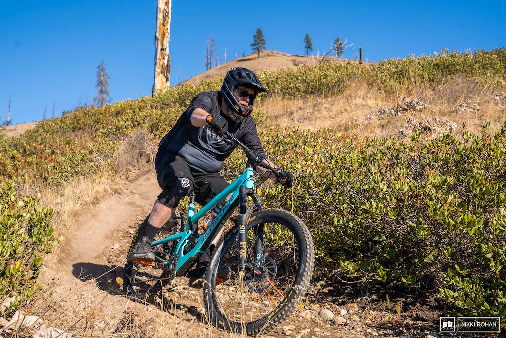 Michael Shelton riding a mountain bike