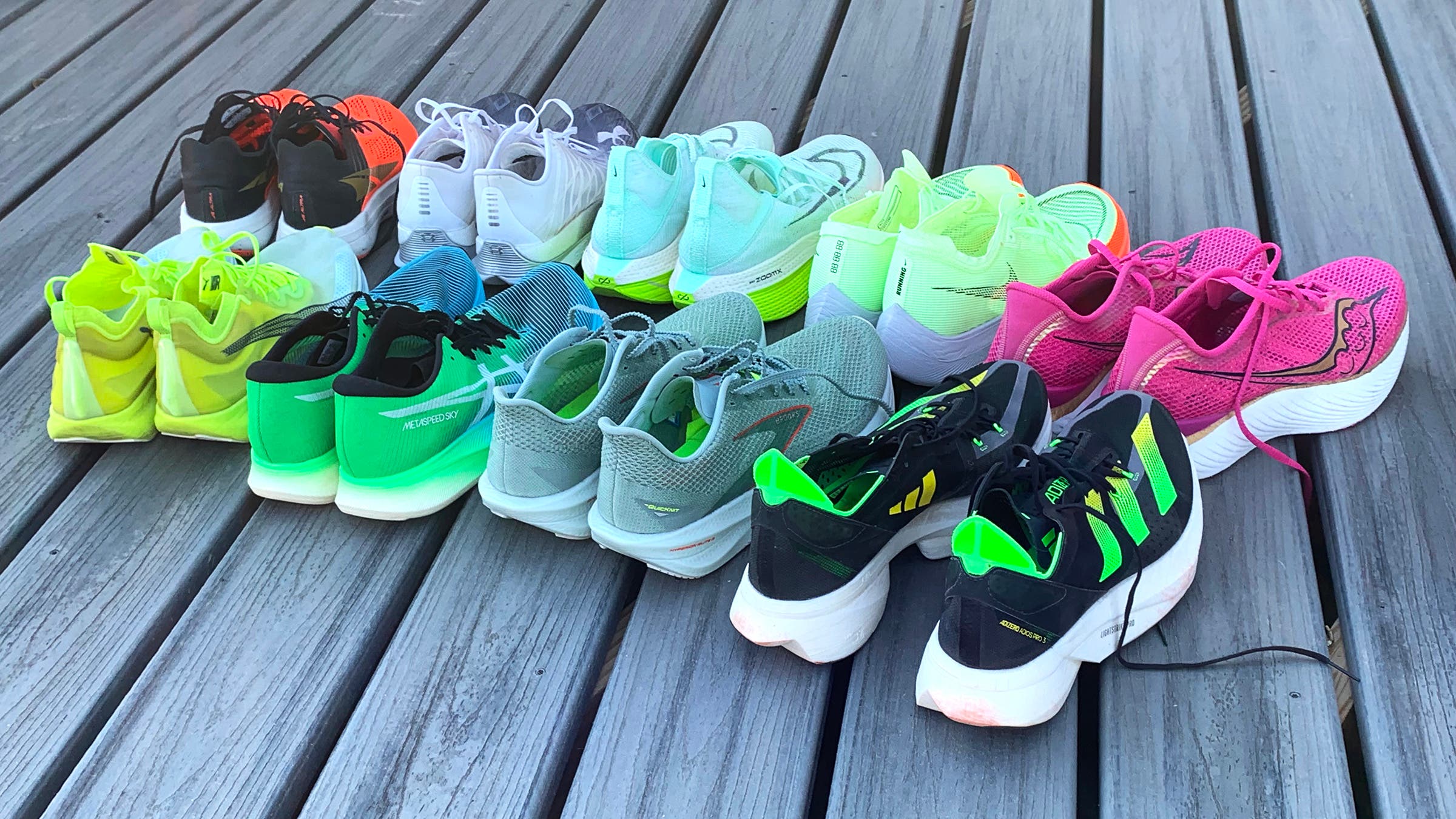 group of supershoe racers