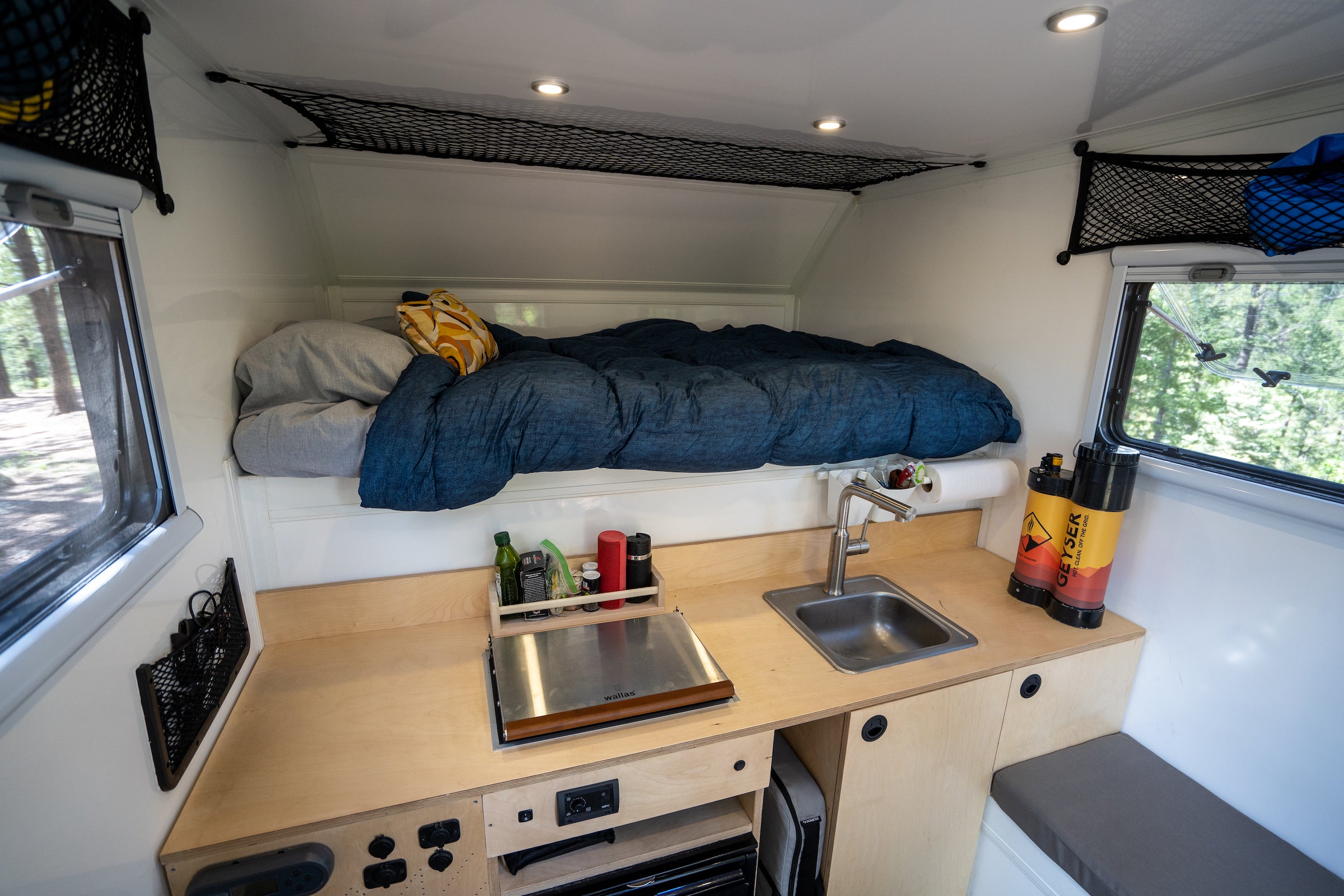 Homemade truck 2025 bed camper