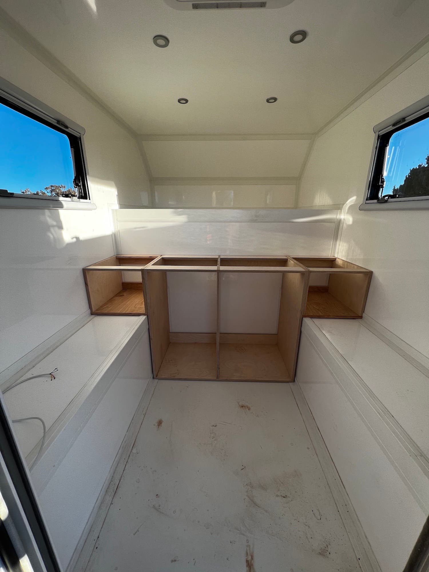 Camper galley frame
