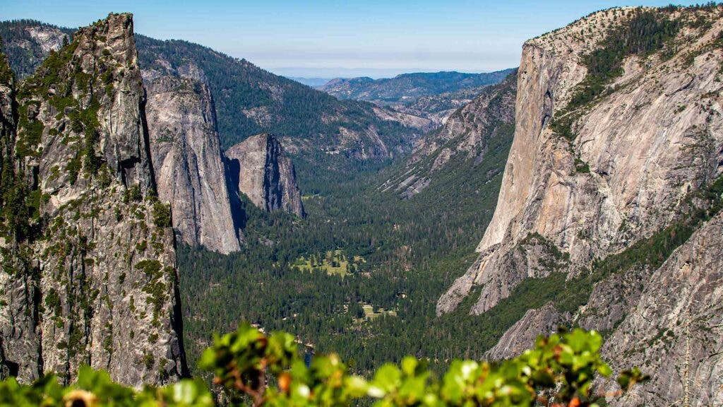 mountain trail in yosemite national park