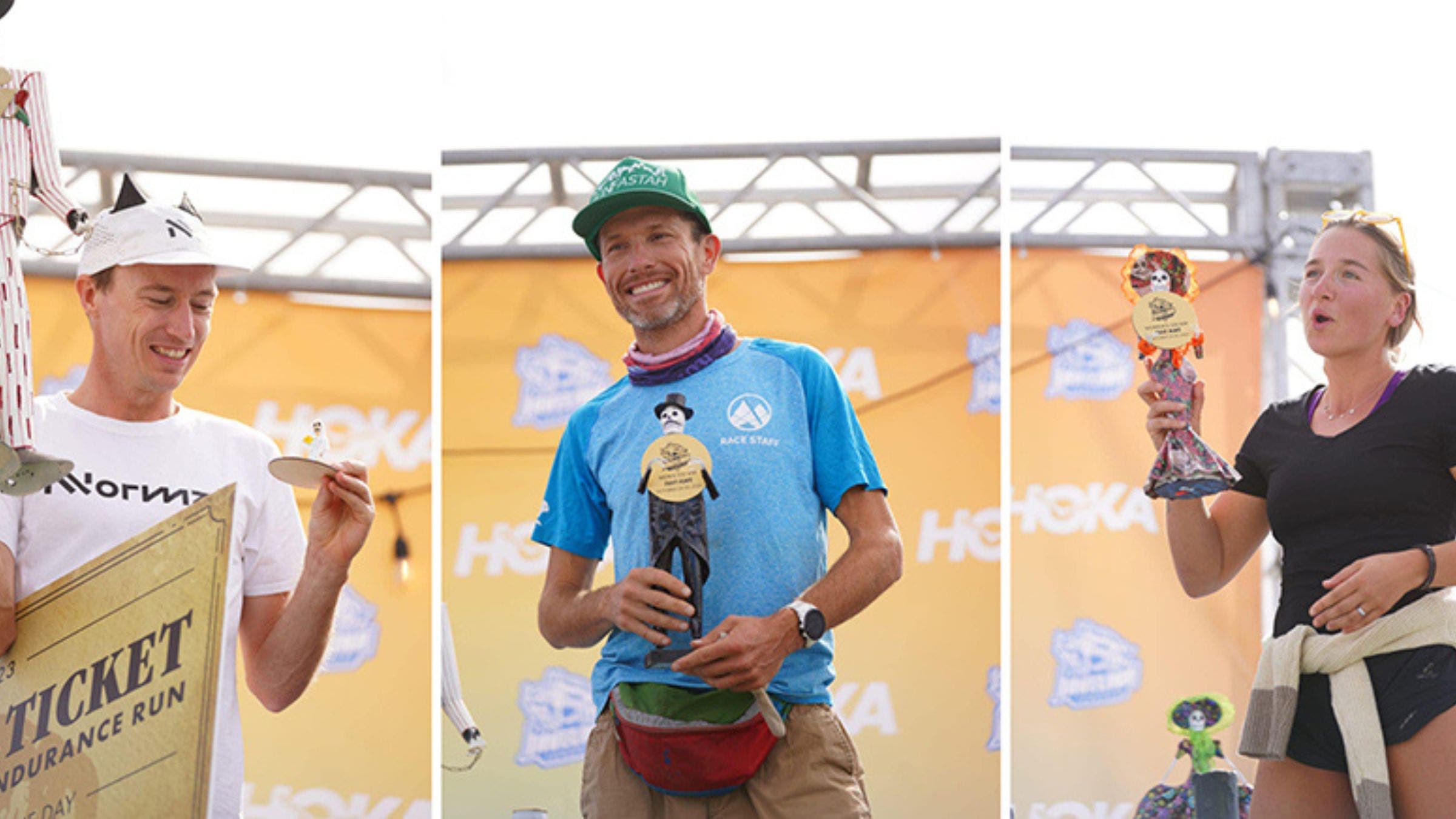 The podium of the Javalina Jundred