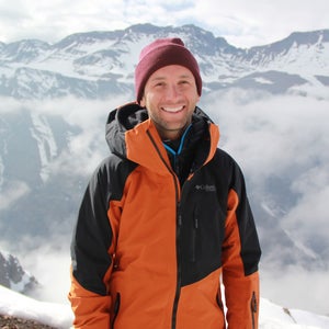 Bridy Leven in a Columbia jacket