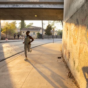 Mireille Siné in Under Armour Apparel