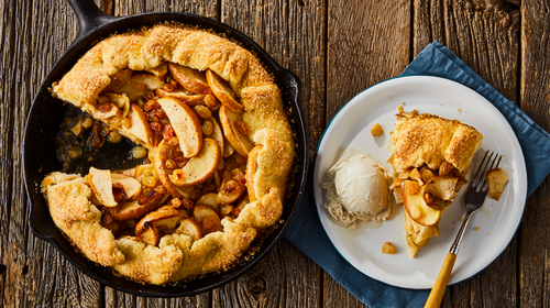 Smoky Apple Raisin Galette - Outside Online