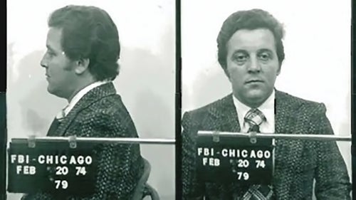 Anthony Spilotro under arrest in Chicago, 1974
