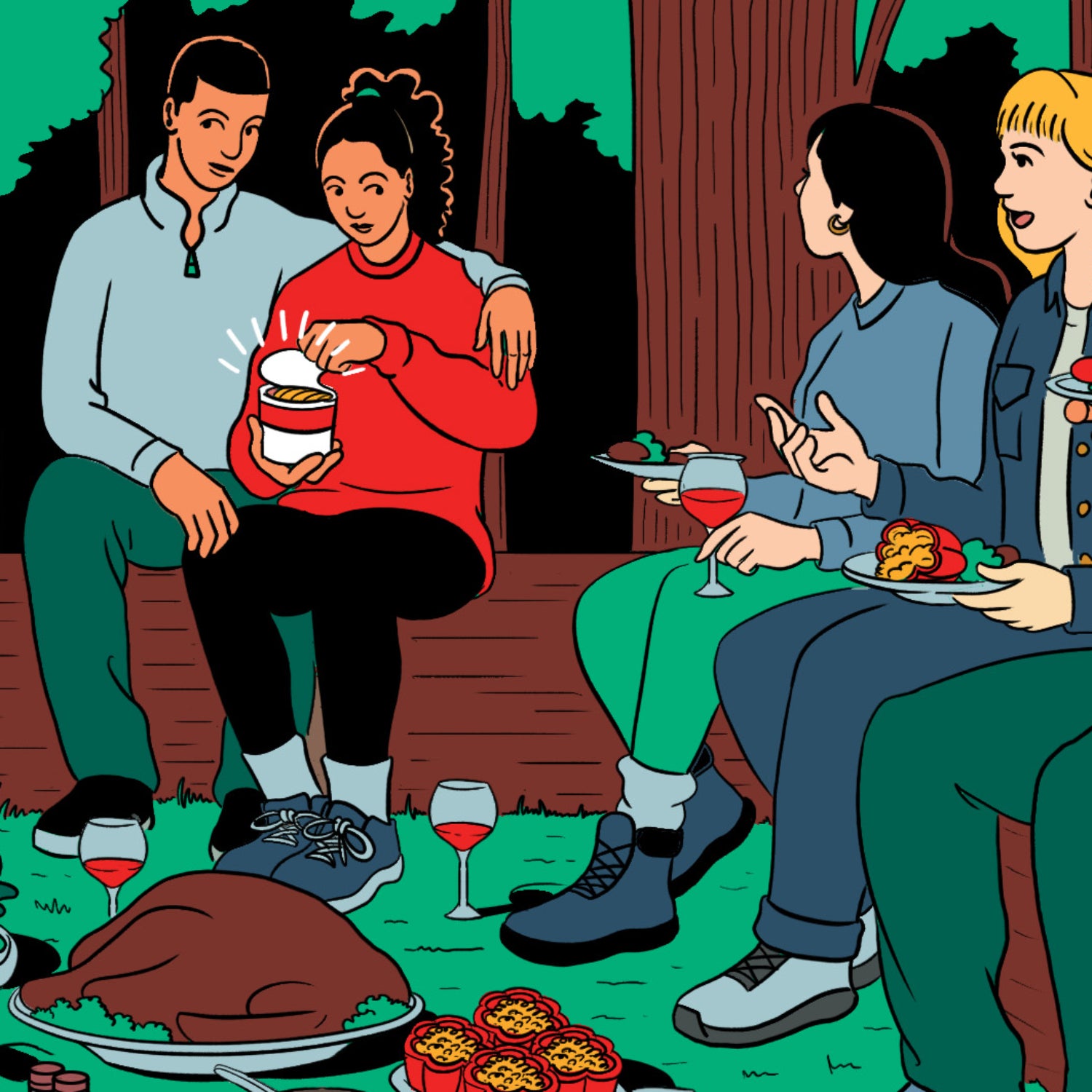 What are your ethical responsibilities at a potluck?