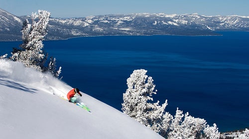 Heavenly ski resort California
