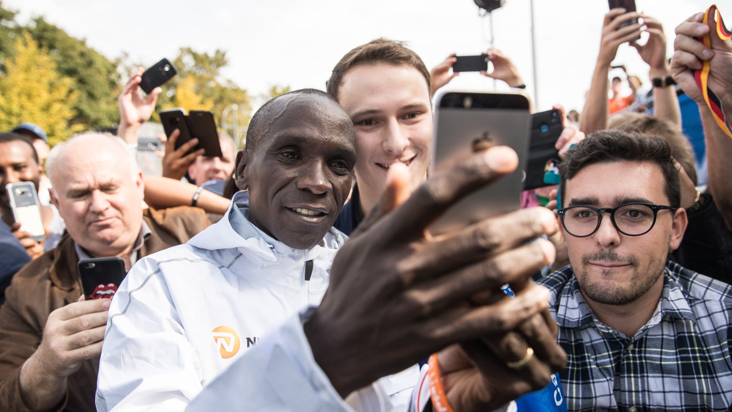 Eliud Kipchoge has one of the largest Twitter followings in the running world, but his account is fairly anodyne.