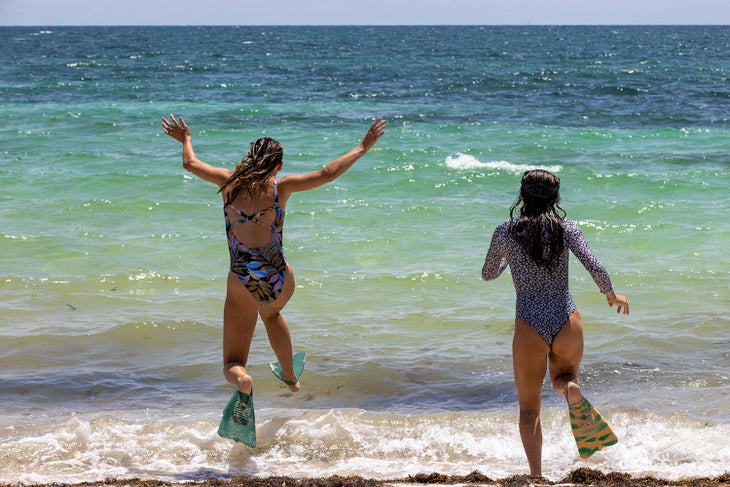 Swimming at Bahia Honda State Park